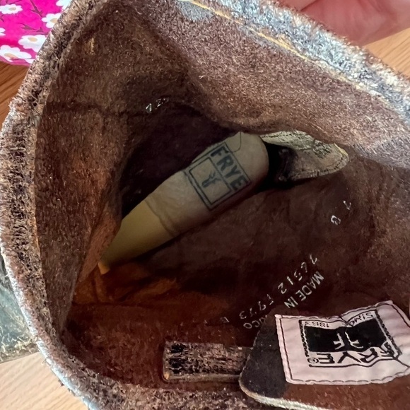 Frye Boots Distressed Leather Veronica Women’s Size 7 - Picture 15 of 16